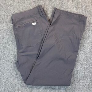 Orvis Trek Tech Pants Men's 38x30 Gray Outdoors Hiking Camping Athletic Stretch